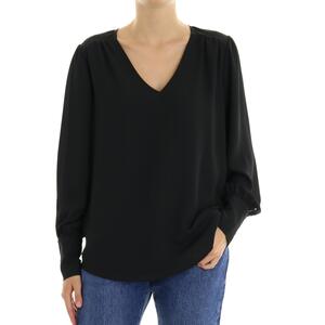 CAMICIA SCOLLO V NERO